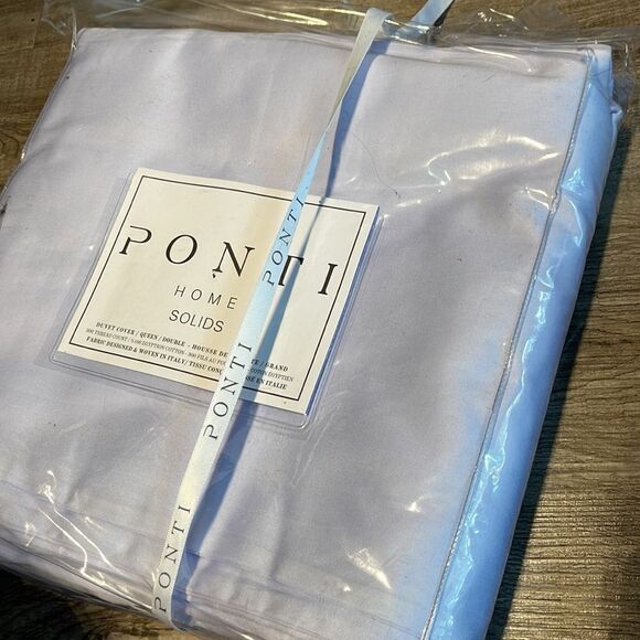 Ponti Home Duvet Covers Solids Sateen . NEW - Picture 1 of 3
